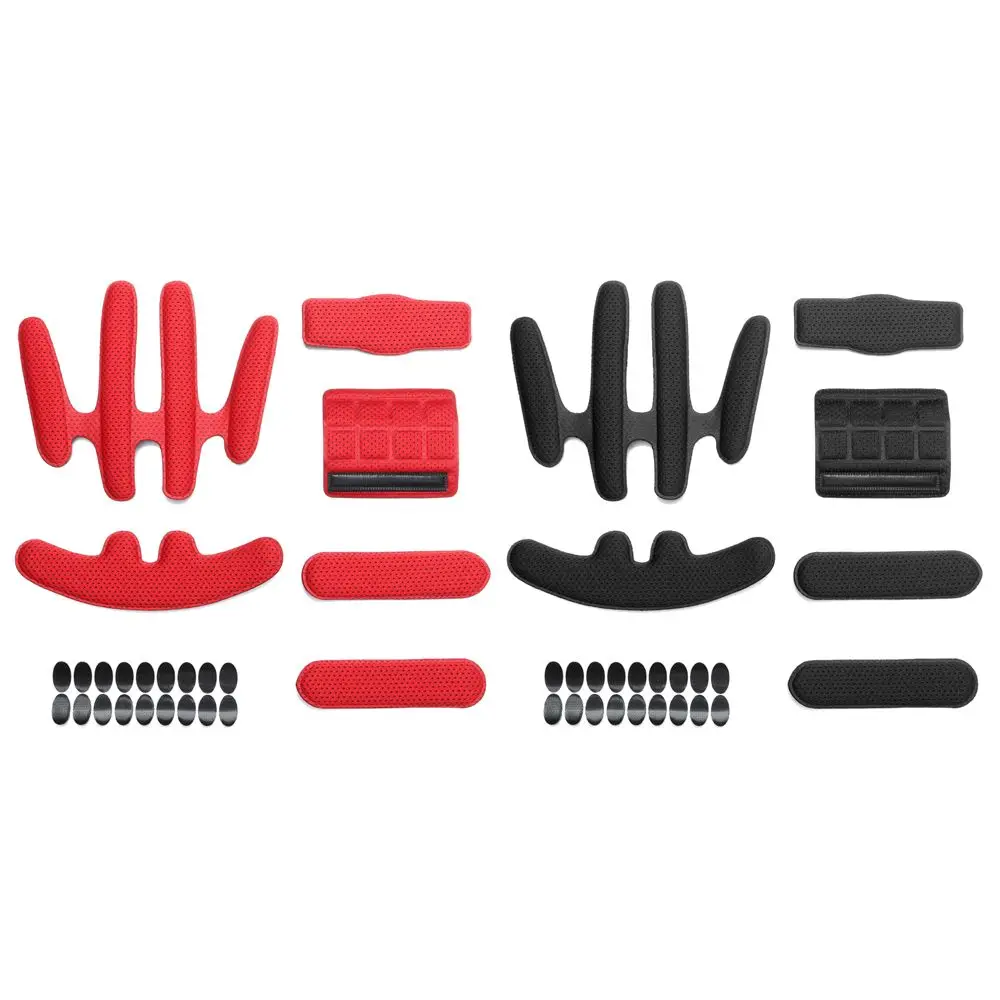 

24pcs/set Motorcycle Bicycle Cycling Sponge Sealed Replacement Helmet Inner Padding Kits Foam Pads Set Protection Pad