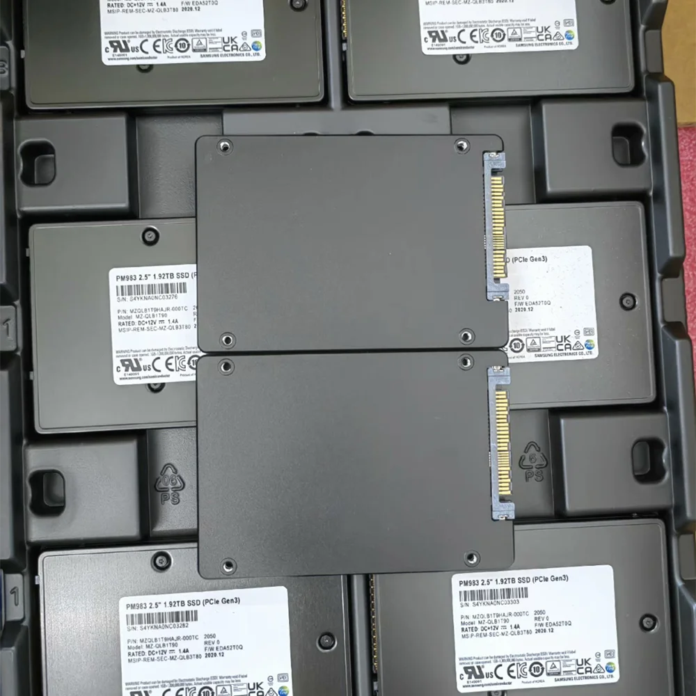 NVMe U.2  SSD  ָ Ʈ ũ ϵ ũ, HDD PCIe Gen3 x4 , PM983, 1.92TB, 3.84TB, 2.5 ġ, ǰ