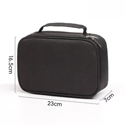 Spacious Pencil Organizer and Portable Stationery Case for School, Office, and Travel (Black)