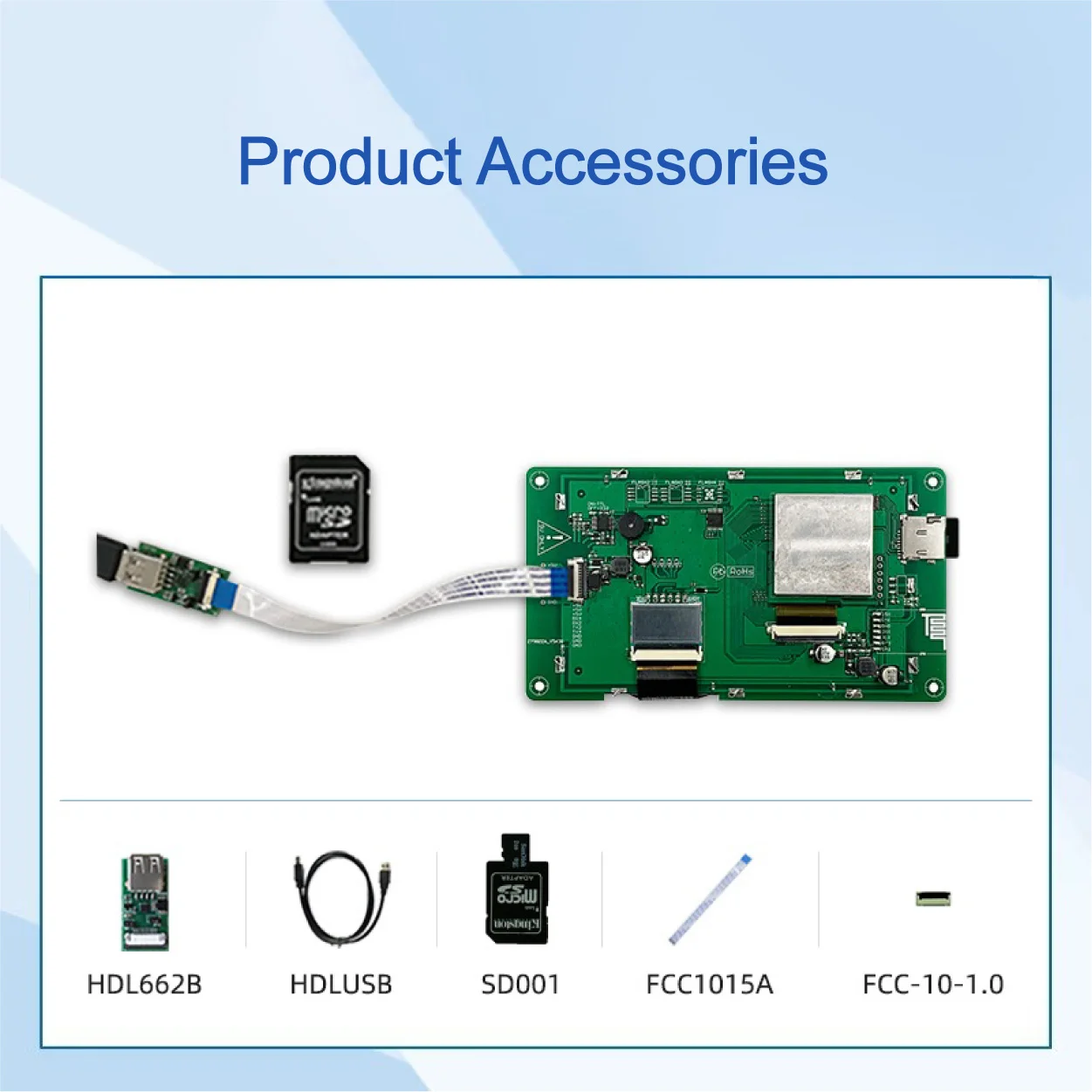 DWIN 5.0 Inch HMI Intelligent Module, LCD Display, 800*RGB*480, Reserved WIFI/USB Interface  - DMG80480C050_03WTC