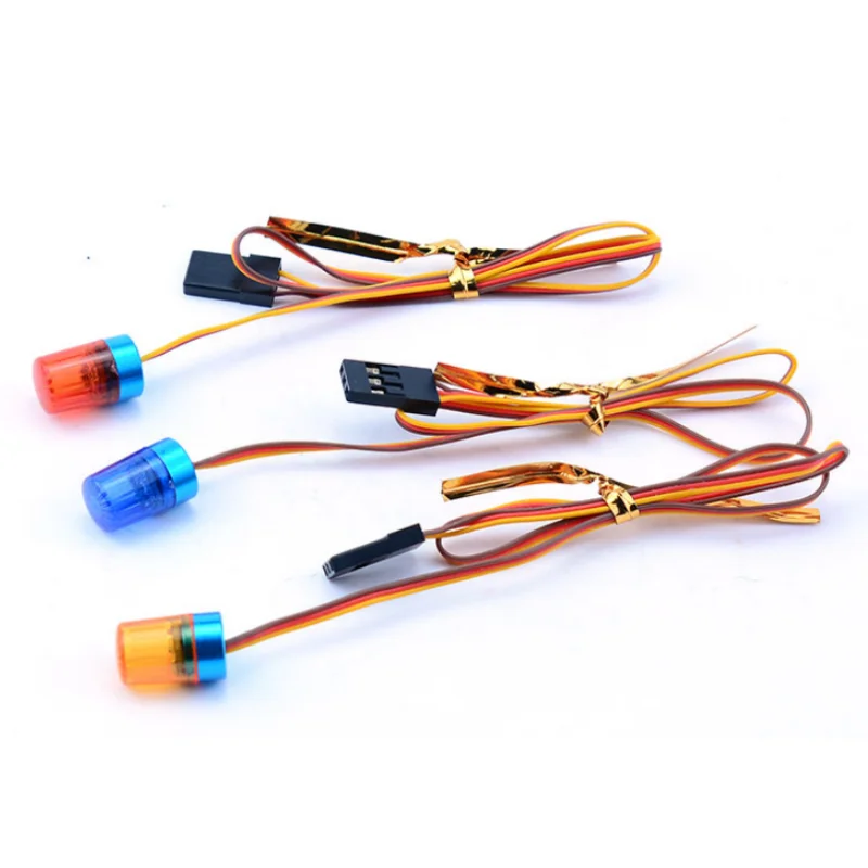 360°Rotating Alarm Lamp For 1/14 Tamiya RC Truck LED Warning Lights Scania Actros MAN for Benz Tamiya LESU Tractor Upgrade Parts 4