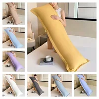 Taie d'oreiller Double Couple, couleur unie, longue, housse en coton pour dormir, pour canapé-lit Dakimakura, 48x150/48x180CM 1