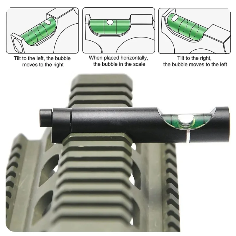 OPHIDIAN Hunting Spirit Bubble Level Optical Scope Mounts for 11mm/20mm Picatinny Rail Rifel Scope Leveling Tool Kit Hunting Acc