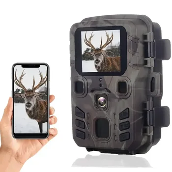 Wireless Bluetooth Wifi301 Pro Hunting Camera Wifi Mini301 APP Control Trail Camera 24MP Night Vision Motion Wildlife Trap Photo 1