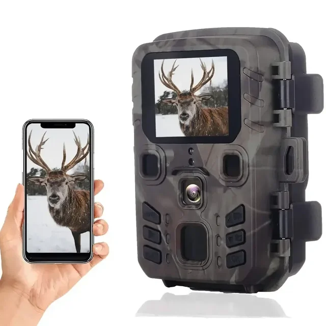 Wireless Bluetooth Wifi301 Pro Hunting Camera Wifi Mini301 APP Control Trail Camera 24MP Night Vision Motion Wildlife Trap Photo 1