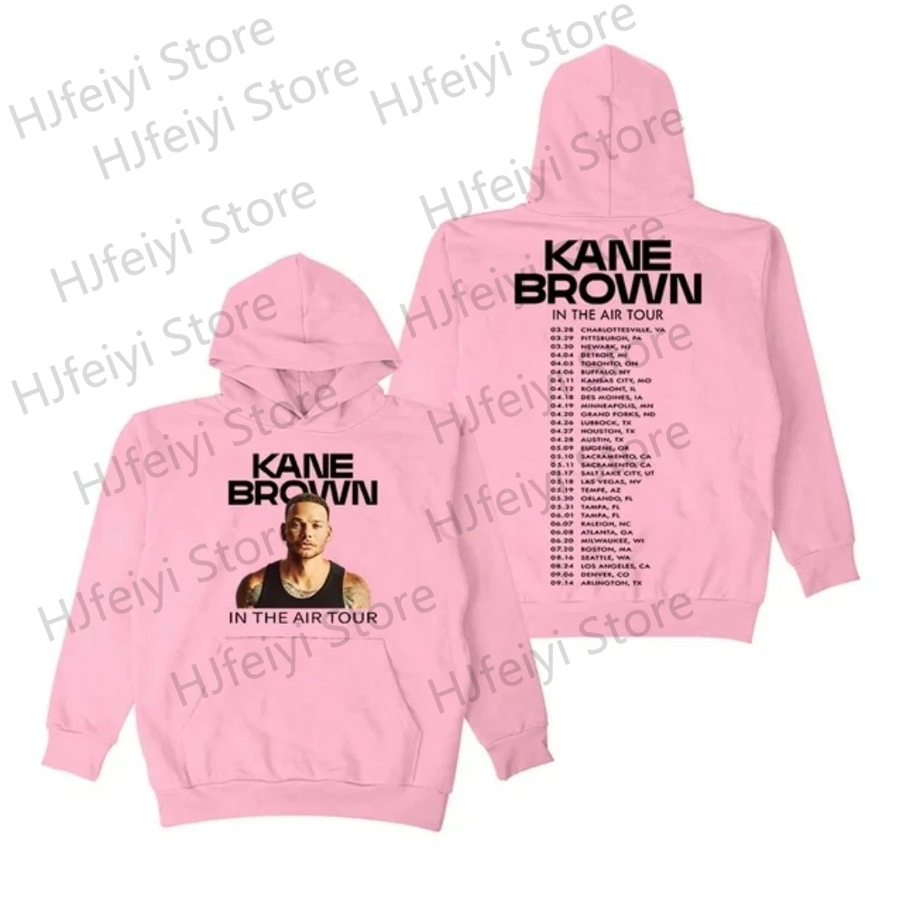 thumbnail image 1 of Sudadera con capucha Kane Brown Merch In The Air Tour de invierno para hombre y mujer, sudadera unisex de manga larga, sudadera estilo streetwear, 1 of 5