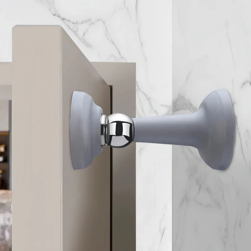 Silicone Floor Door Stopper with Strong Suction and Anti-Collision Design