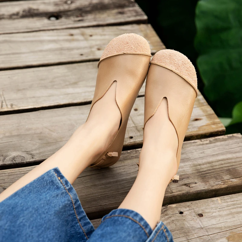 

Mori girl retro Literary shallow mouth flat shoes soft bottom wild breathable casual women's single shoes 2023 new
