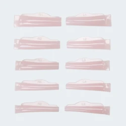Libeauty Silicone Lash Lift Shields - Eyelash Perming and Curling Accessories (5 - Soft - S - Pink)