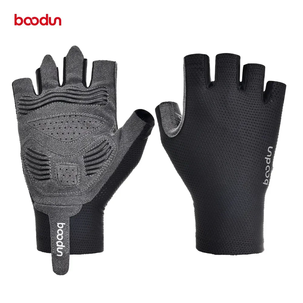 BOODUN 5 Colors Men Women Cycling Gloves Breathable Anti-shock Summer Sport Half Finger Road Bike Gloves Bicycle Racing Gloves 5