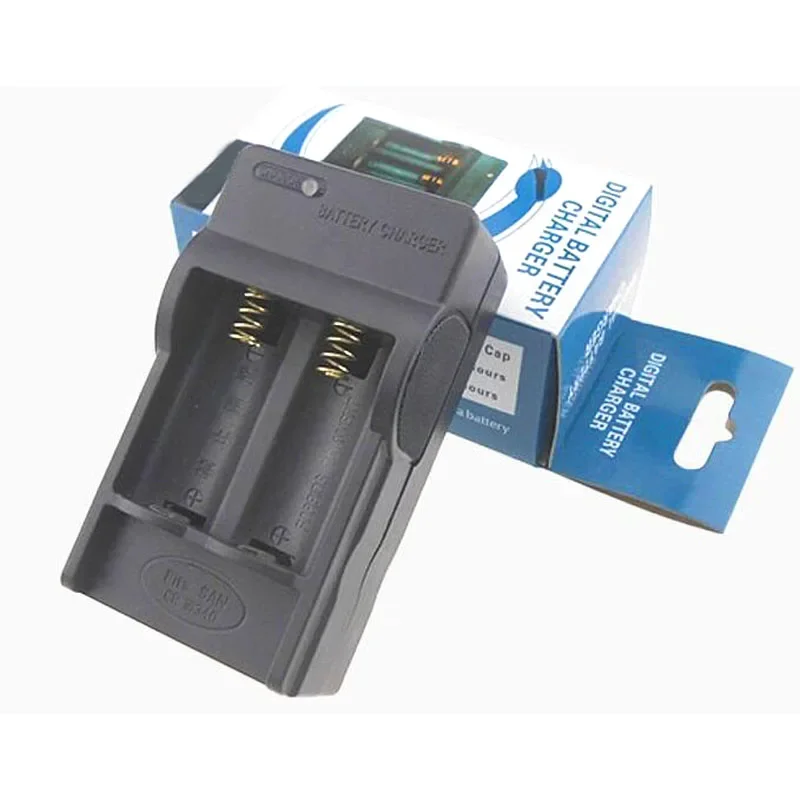 High Quality AC 100V-240V to DC 4.2V 650mAh Electric Dual Slot Battery Charger for 14500 Rechargable Li-Ion Ni-MH Batteries