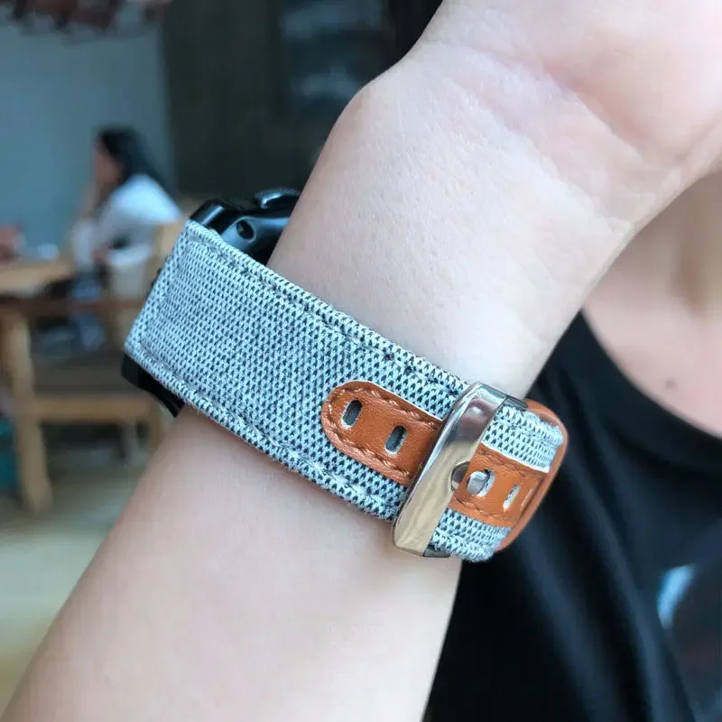 20mm 22mm Leather Strap For Samsung Watch 6 5 4 3/Huawei Watch 4-3 GT3 Sports Bracelet Band For Amazfit GTR4/GTS4 Stratos Correa