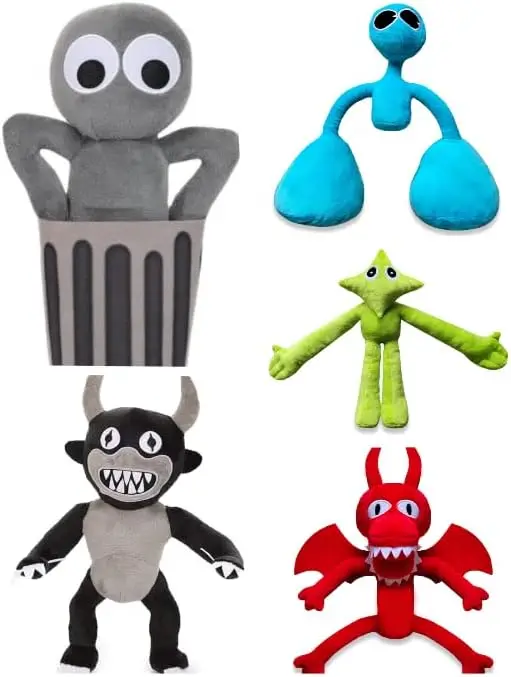 

Raow Frds Plush Toys, Rabow Frnds Plush, Rbow Fnds Toys, Raiow Fds, for Boys and Girls, Christmas Thanksgiving Game Fans (5pcs)