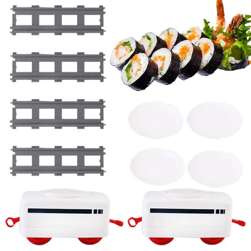

Sushi Train Track Train Rotary Sushi Toy Electric Train Rotary Sushi Simula Revolving Car Children Electric Train For Girl