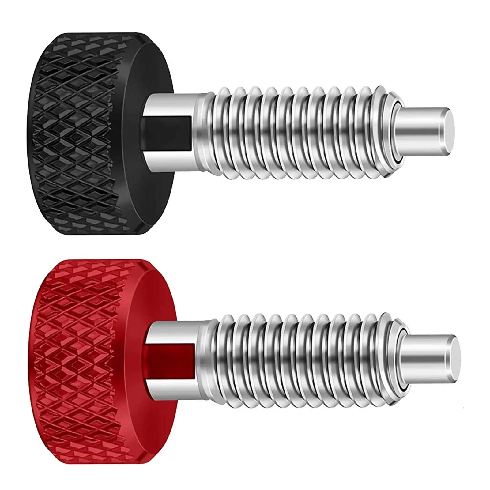 

Retractable Plunger Knurled Head Knob Plunger Lock Out M6 Quick Release Pins for Engine Rooms Electrical Appliances Automobiles