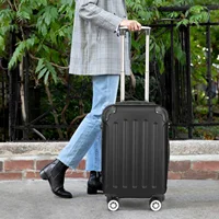 Anajqaqia Ensemble de bagages à roulettes – Ensemble de valises à roulettes en trois pièces – Avec une conception à double roue et des serrures TSA pratiques 2