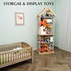Animal Storage Stuffed Animal Zoo Wood Soft Toy Organizer Plush Toy Holder Nursery Room Organizer Zoo Cage Stuffed Animal Holder 2