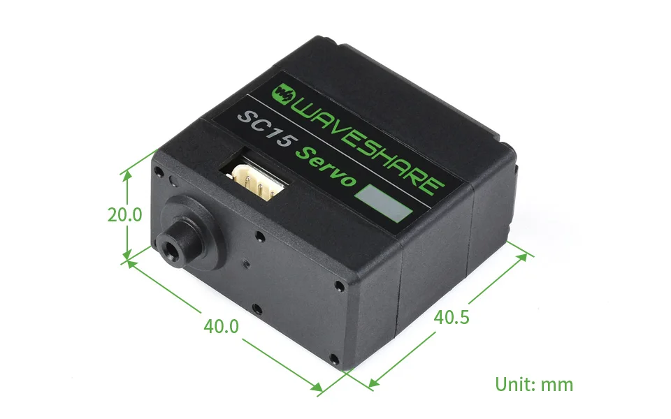 Servo Bus Série SC15 17kg.cm Programmable pour Robot RC