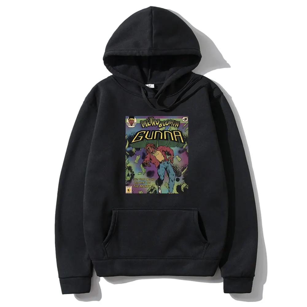 

Rapper Metro Boomin Gunna Heroes & Villains Album Print Hoodie Men Women Hip Hop Oversized Sweatshirt Men's Fashion Casual Hoody
