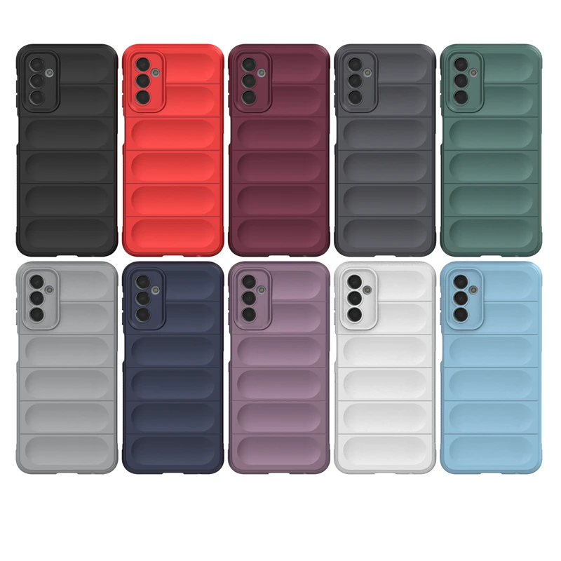 Korpus Samsung A12 M12 M13 M32 S21 FE plus ultra Note 20 A22 A32 5G 4G M52 F13 A04 Case Capas Põrkeraua pehme TPU põrutuskindel kate_voghion.com