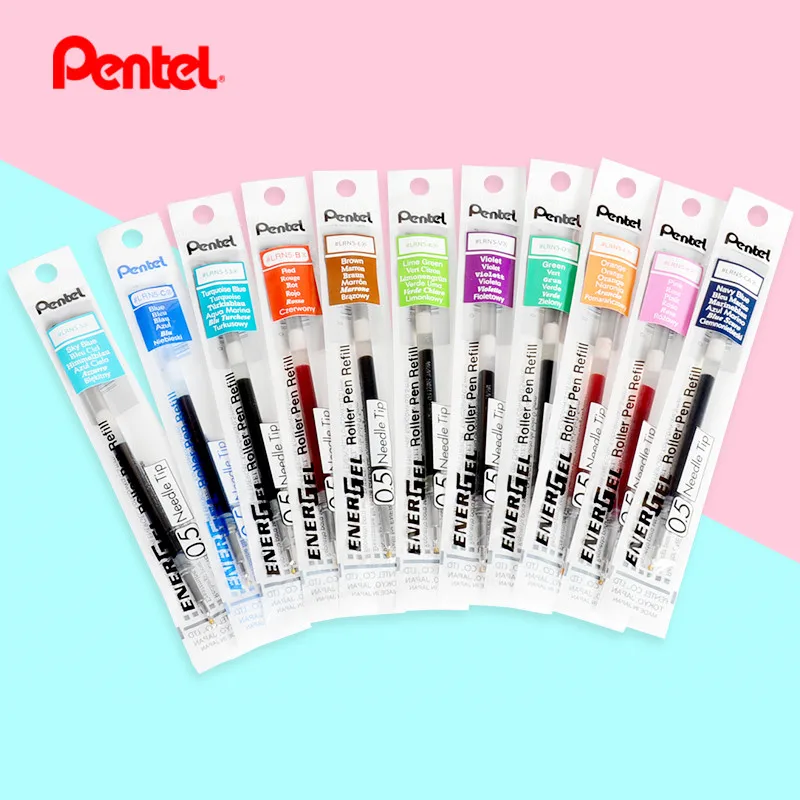 Pentel Energel X REFILL Needle Tip LRN5 Gel Ink Color Refill 0.5 Mm Fit for BLN75/105 Classic Color Signature Office 12 Colors