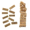 54 PCS Questions Tumbling Tower Game Ice Breaker Questions Tumbling Wood Color Wooden Giant Wood Stacking Game With Scoreboard 6