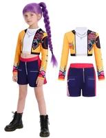 Ensembles de vêtements pour filles, costumes de Cosplay de dessin animé pour enfants, spectacle sur scène k-pop, 2 pièces, tenues de Costume de jeu de rôle de film pour filles 5