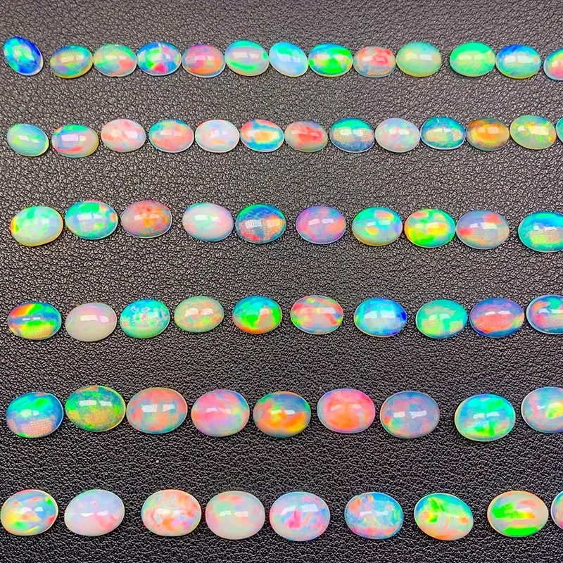 Natural Opal 4*6mm5*7 6*8 7*9 Bracelet Ring Pendant etc Support Customization Support Re-inspection Support Wholesale