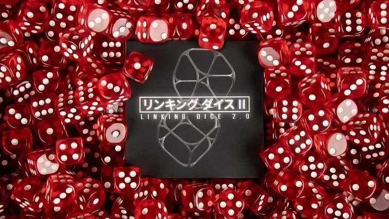 Nobuyuki Nojima의 Linking Dice 2.0 발표 특수 효과 환상 마술 트릭 소품 닫기 수행자 도박 수행자 마술사