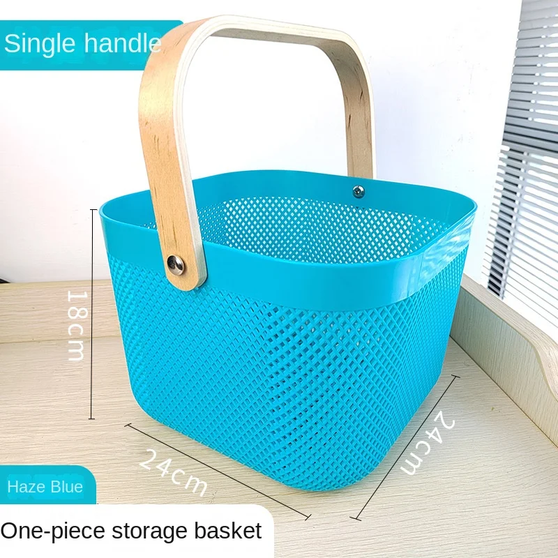Drain Basket Kitchen Bag Household Plastic Supplies Dirty Clothes Storage Vegetable Basket Water Filter Picnic