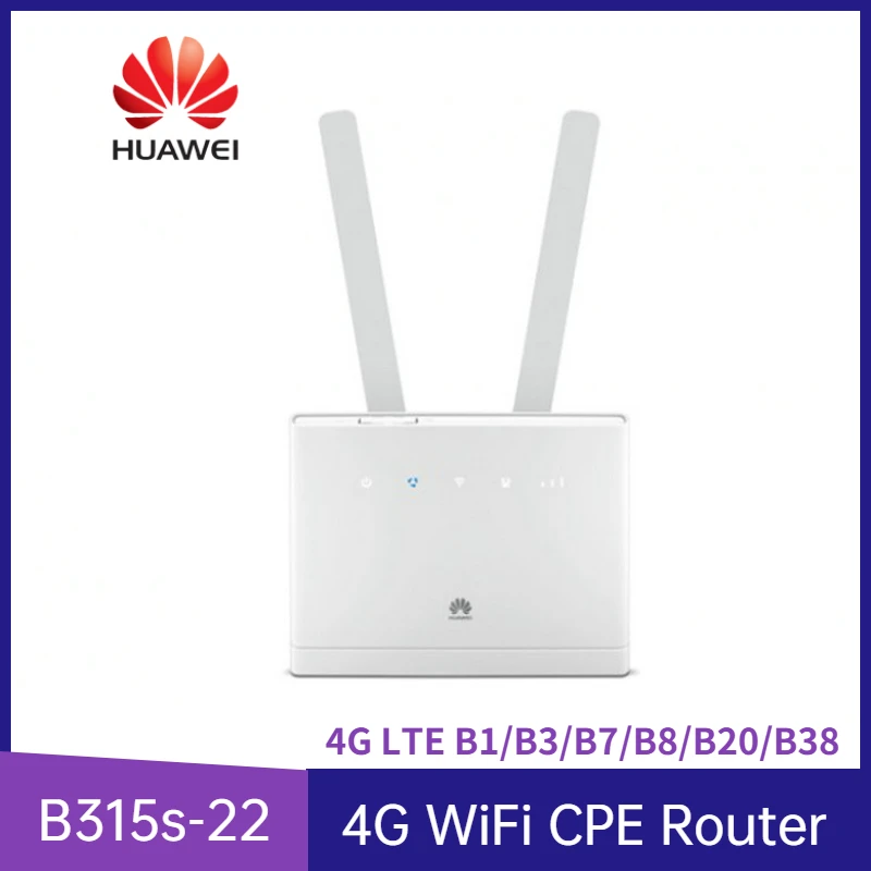 Unlocked Wifi Router HUAWEI B315S-22 CPE 150Mbps 4G LTE FDD Wireless  Gateway B315s-607 B315s-608 B315s-519 With 2pcs Antenna - AliExpress
