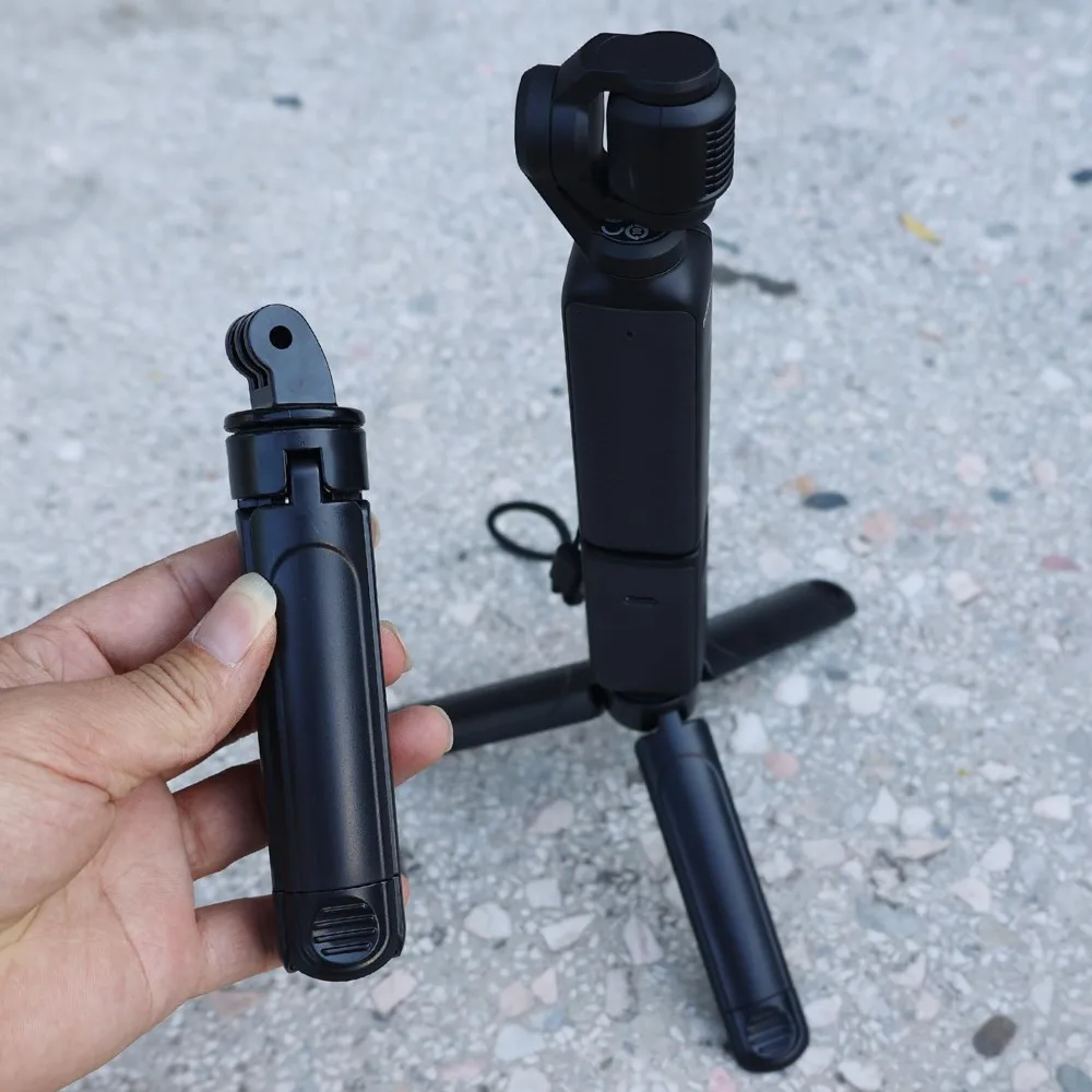 Compact Extendable Tripod Handle Grip Stand with Adjustable Mount