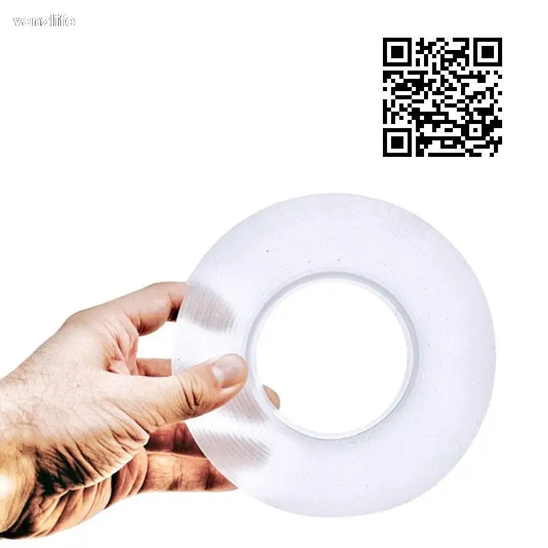 nano traceless double-sides adhesive tape stickers strong thin transparent waterproof automotive film wall fixed stickers