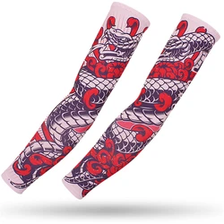 Cobweb Design Arm Warmers for Active Lifestyles - Sports, Gaming, Cycling, and More (Clear)