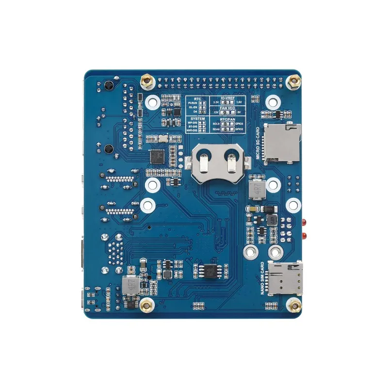 Dual Gigabit Ethernet 5G/4G Base Board Designed for Raspberry Pi Compute Module 4  Powerful Ethernet Capability