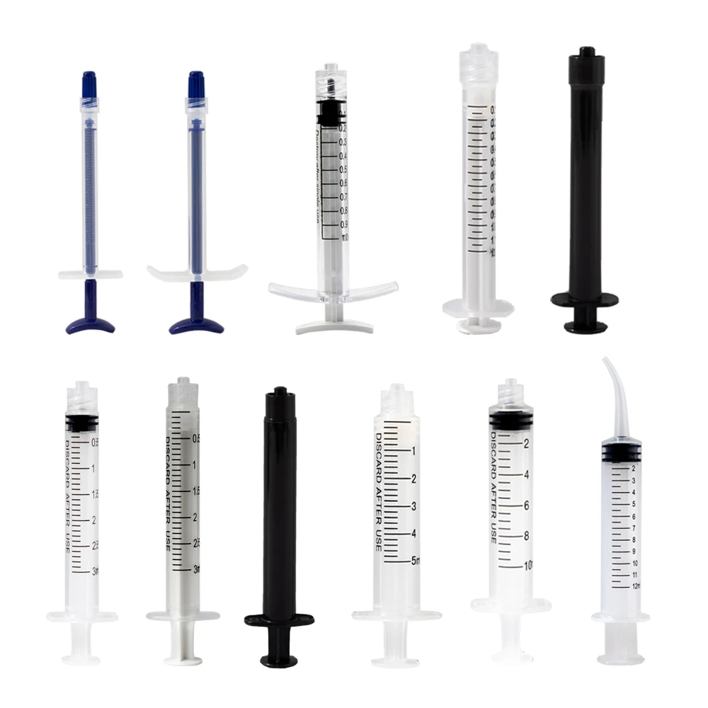 Dental Syringe Dentist Delivery Syringe Plastic Irrigation Syringe