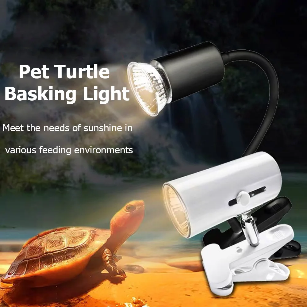 UVA + UVB Reptile Lamp Pet Amphibians Lizards Heating Bulb Turtle Basking Lights for Household Turtle Accessories