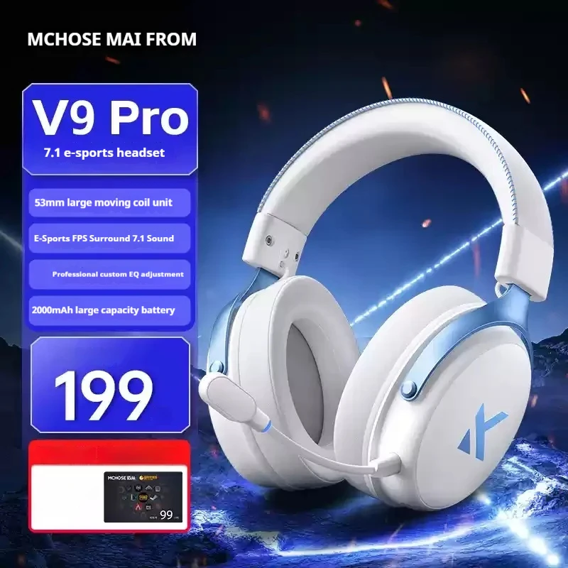 V9 Pro white blue