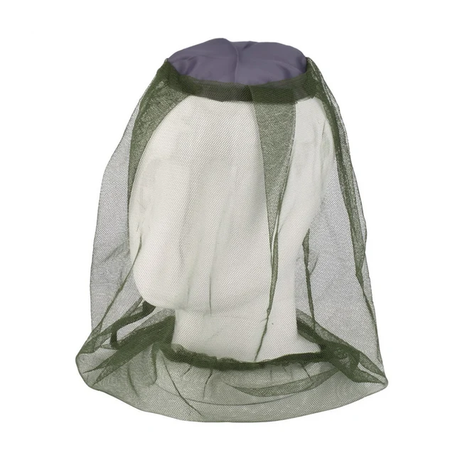 Casquette de pêche en plein air, filet anti-moustiques pour le visage, chapeau anti-insectes, filet à tête en maille anti-insectes, protection qualifiée ale, casquette de voyage et de camping 4