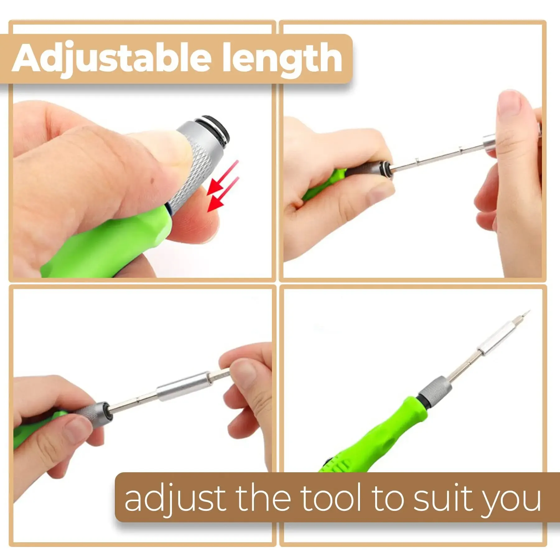 Mini 32-in-1 Precision Screwdriver Set Magnetic Phillips Bits Multifunctional Hand Repair Tool Kit for Phone Watch Glasses PC 5