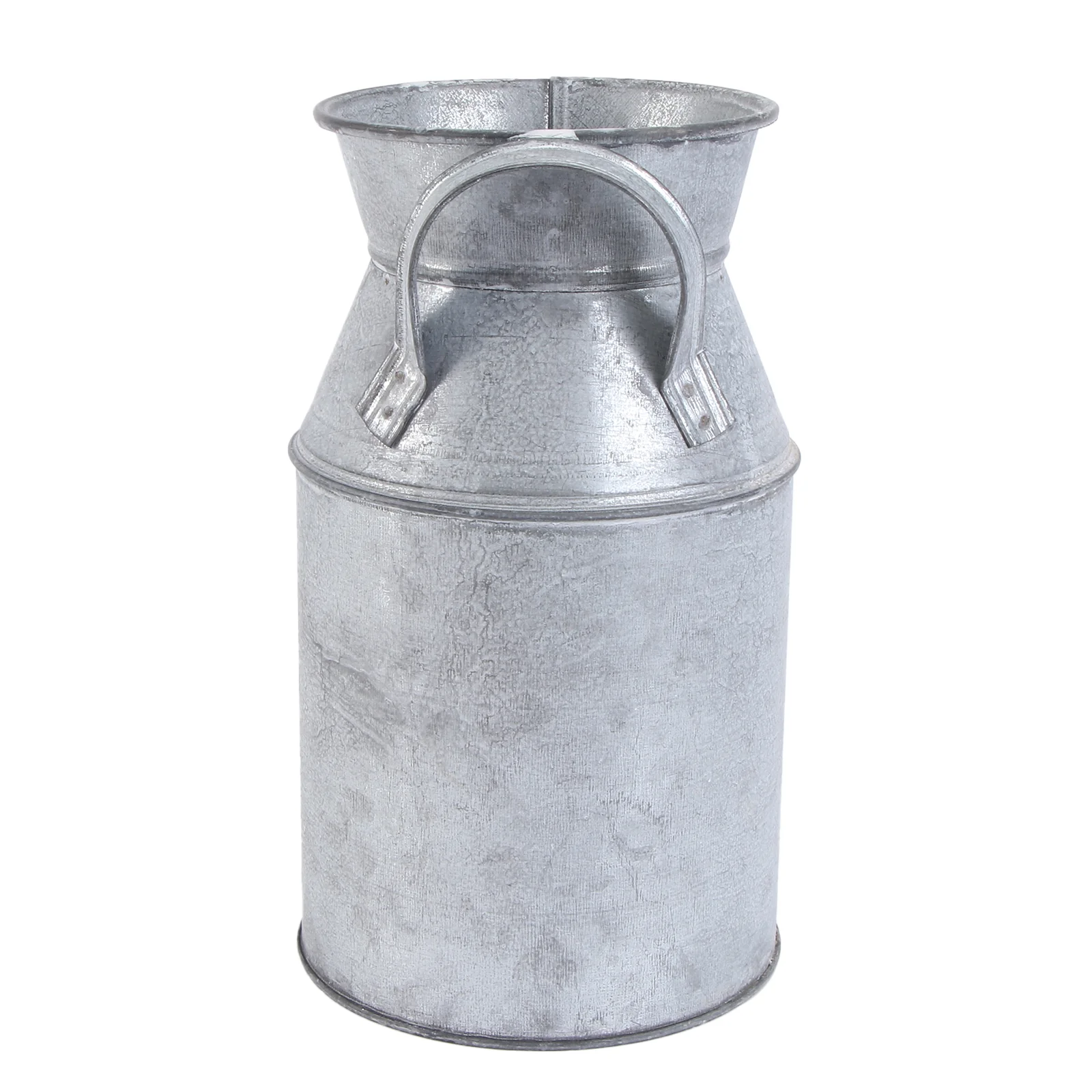 Tin Bucket Retro Iron Vase Creative Flower Pot Artistic Vintage Old Treatment Milk Jug Stylish 3