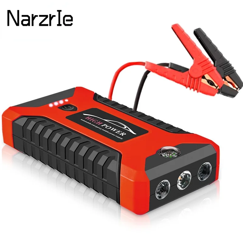 Narzrie 20000ma Car Jump Starter Power Bank Portable Car Battery