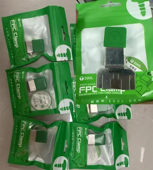 Morsetto universale 2UUL FC01 per cavi flessibili FPC, supporto per il fissaggio di fili flessibili, strumento di posizionamento per cavi a nastro per schermi LCD di telefoni, kit di strumenti.