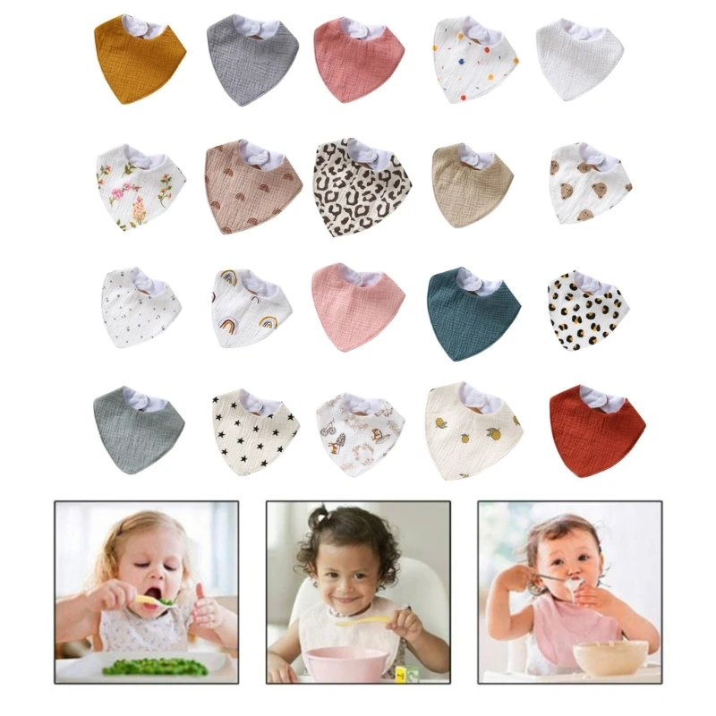 Stylish & Practical Baby Spit Up Bibs Easy to Clean & Functional Baby Bibs 2