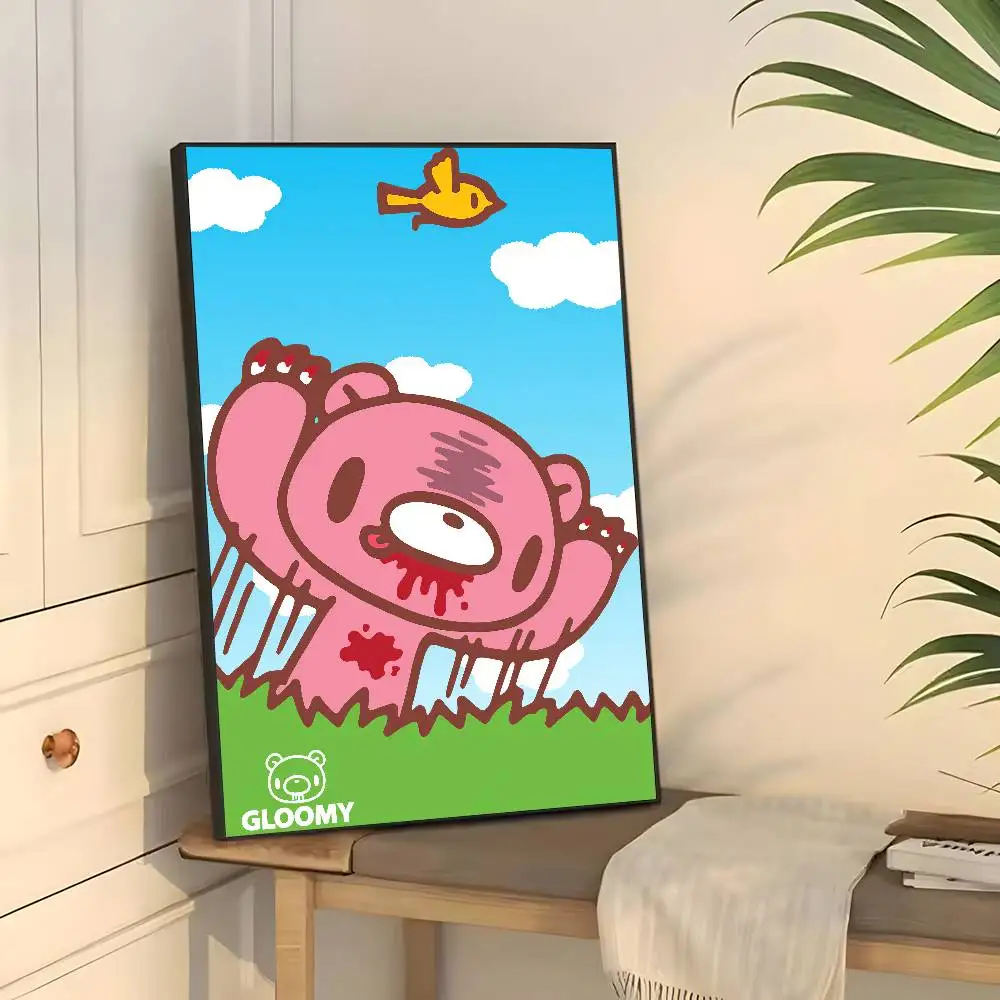 Cartoon G-kümmiger Bär Poster klebrige Wand wasserdicht Zuhause Wohnzimmer Schlafzimmer Bar ästhetische Dekoration – Detail 19