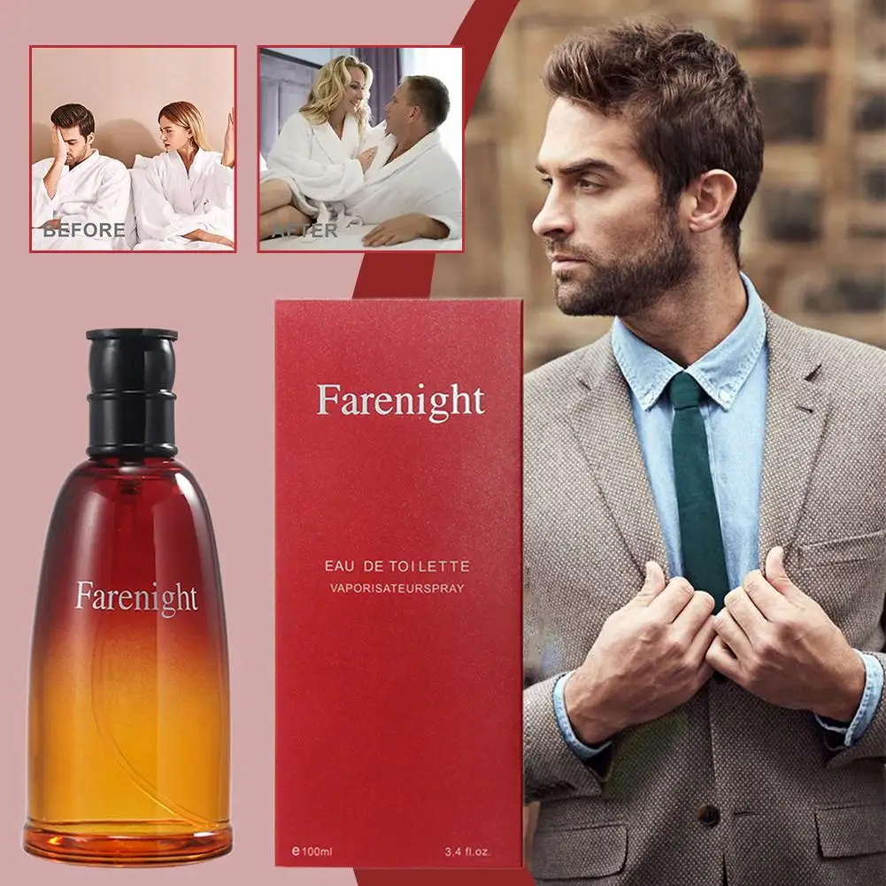 2PCS Fahrenheit Men's Parfum Spray Eau De Toilette Red 100ML