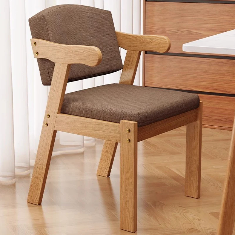 

Nordic Mobile Dining Chairs Wooden Designer Balcony Living Room Chairs Outdoor Garden Sillas Para Comedor Home Furniture CY50DC