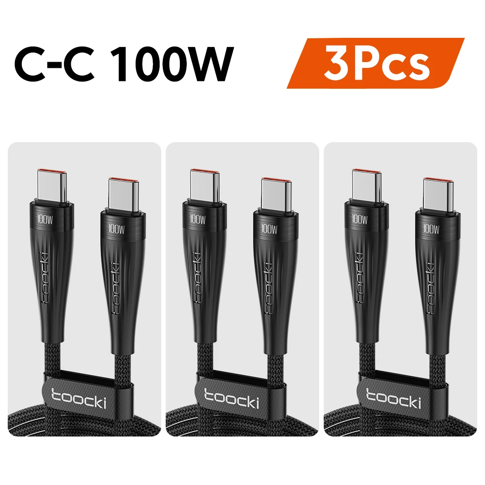 Toocki 240W Fast Charging USB-C to USB-C Cable, 0.25M