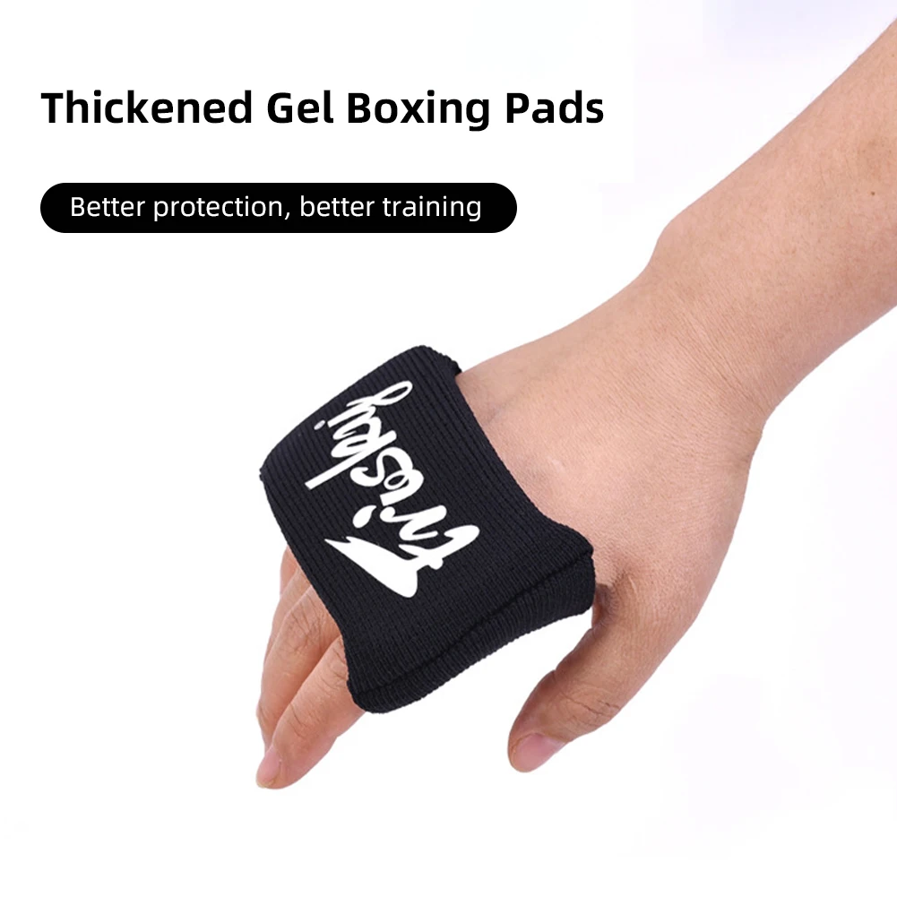 2pcs Boxing Fist Guard Peak With Gel Sanda Muay Thai Guards Combat Joint Protection Pads Boxing Sports Training Accessories
