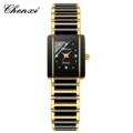 Woman gold black
